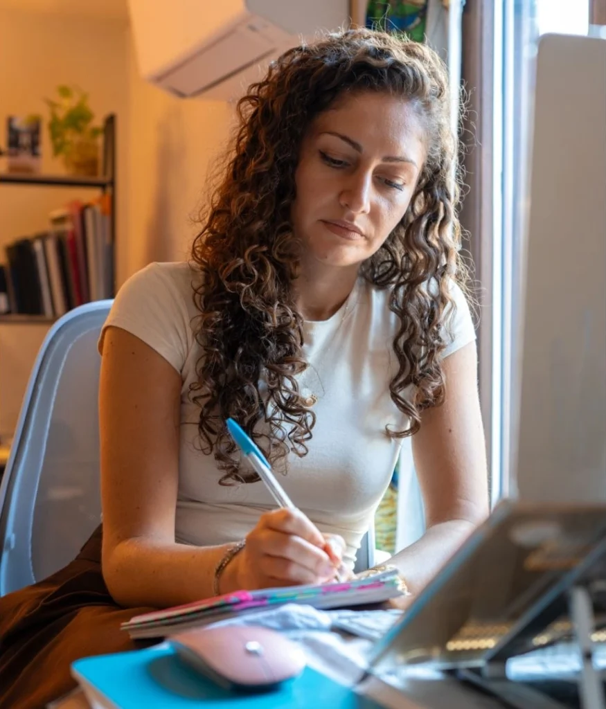 francesca a lavoro